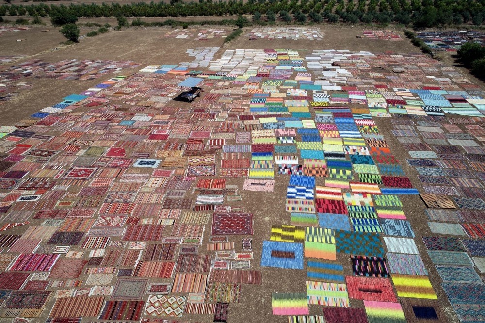 Mediterranean sun gives new life to old carpets in Turkey’s Antalya