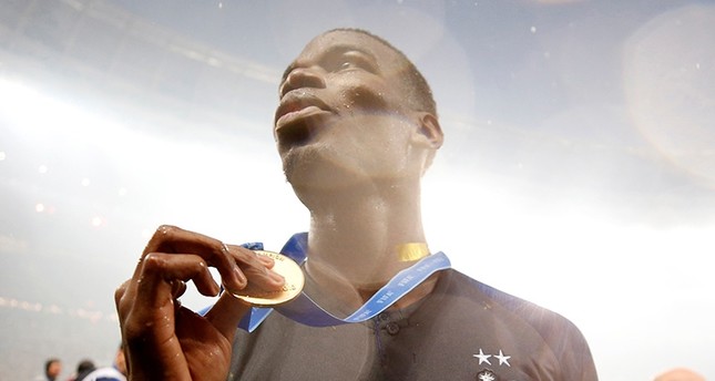 France's Paul Pogba celebrates winning the World Cup (Reuters Photo)