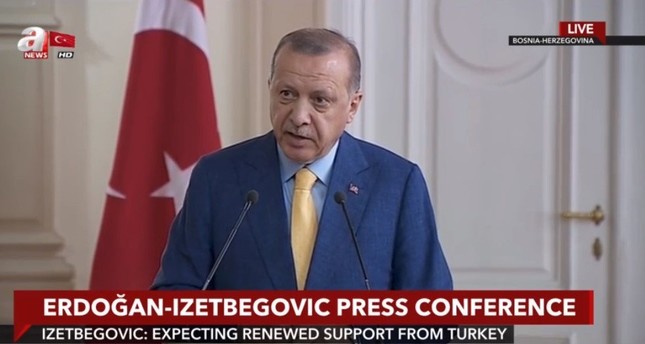 أردوغان عن وجود مخطط لاغتياله في البوسنة: هذه التهديدات لا تثنينا عن طريقنا