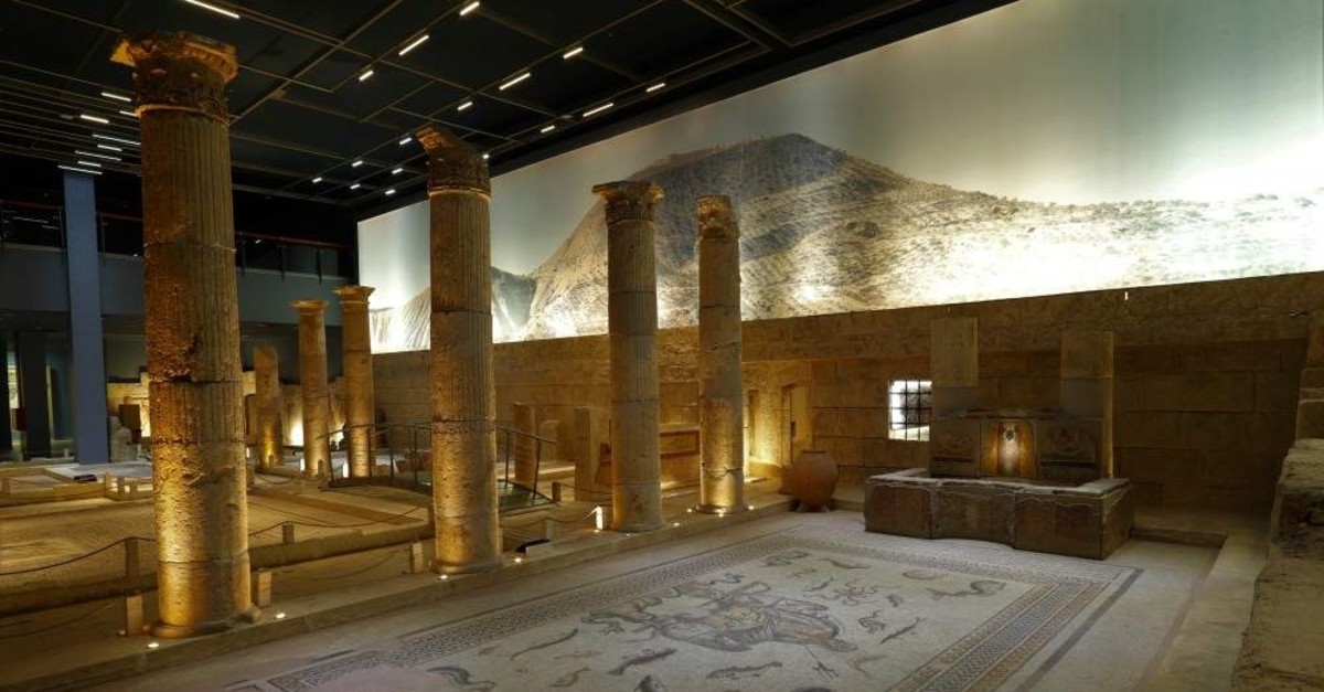 Zeugma Mosaic Museum, in the town of Gaziantep, Turkey