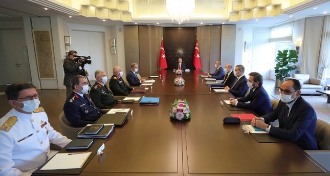 أردوغان يترأس اجتماعا أمنيا في إسطنبول