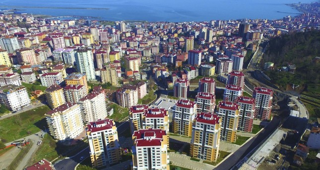 صورة لإحدى المجمعات السكنية بولاية ريزة شمالي تركيا İHA
