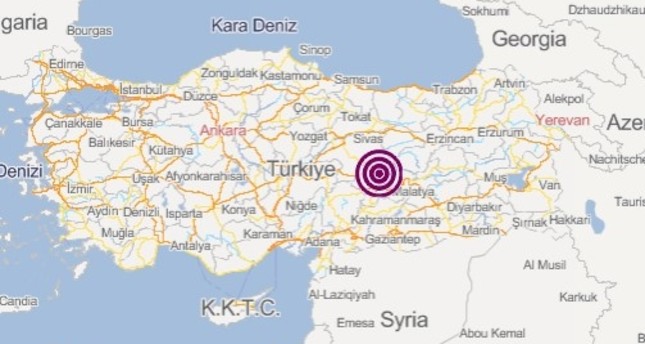 4.5 magnitude quake strikes Turkey's eastern Malatya - Daily Sabah