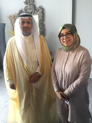 Abdulrahman al-Mutawaa (L) spoke to Daily Sabah's Merve Aydoğan.