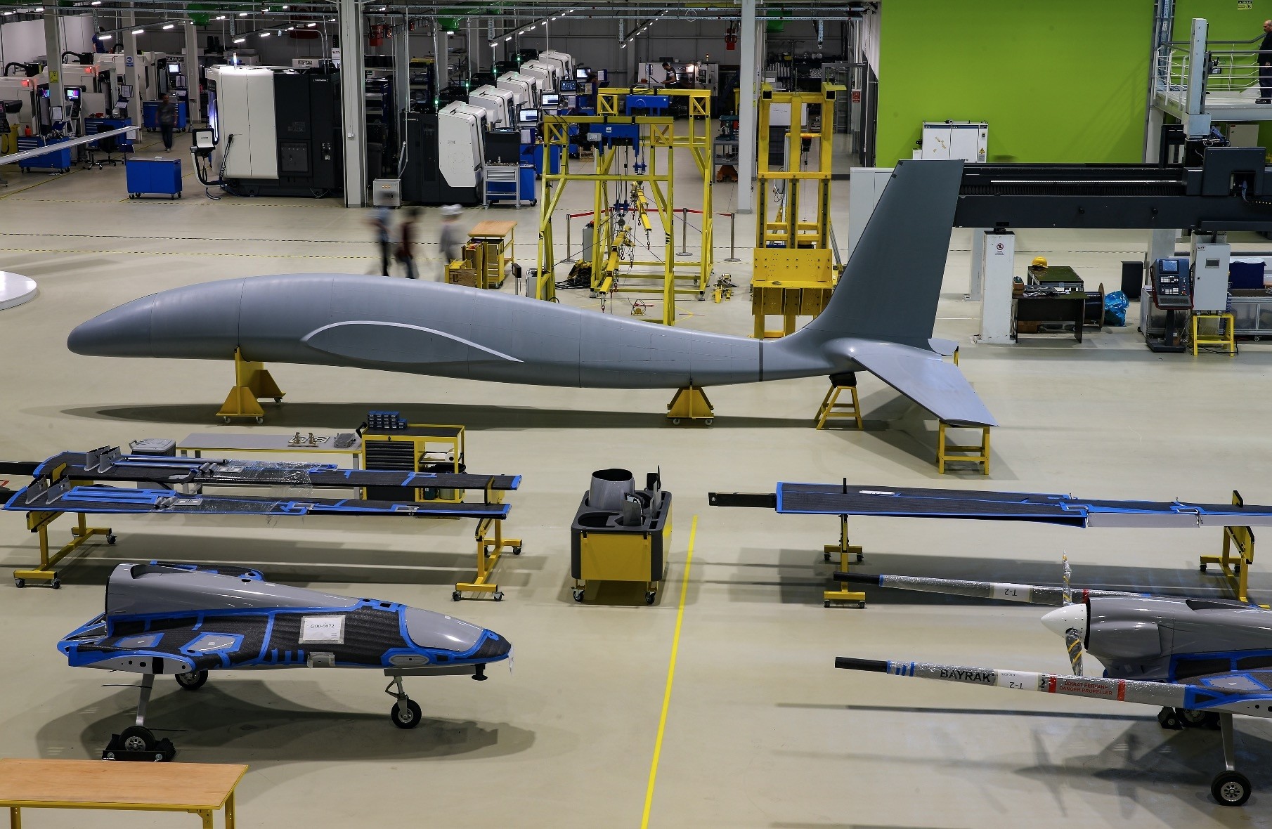 Turkey's first domestically-produced unmanned fighter jet to fly by