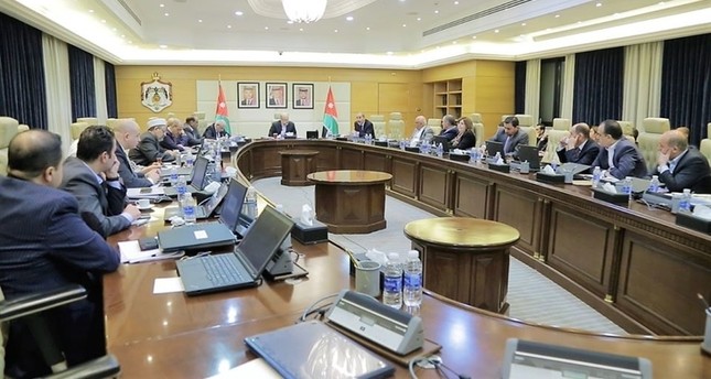 اجتماع للحكومة الأردنية من الأرشيف