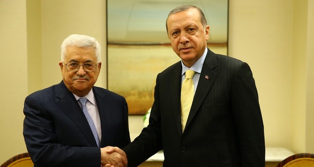 أردوغان يستقبل الرئيس الفلسطيني بنيويورك