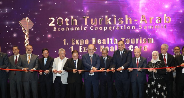 افتتاح معرض إكسبو للسياحة العلاجية الأول، بمدينة اسطنبول. 16 أغسطس 2023 IHA