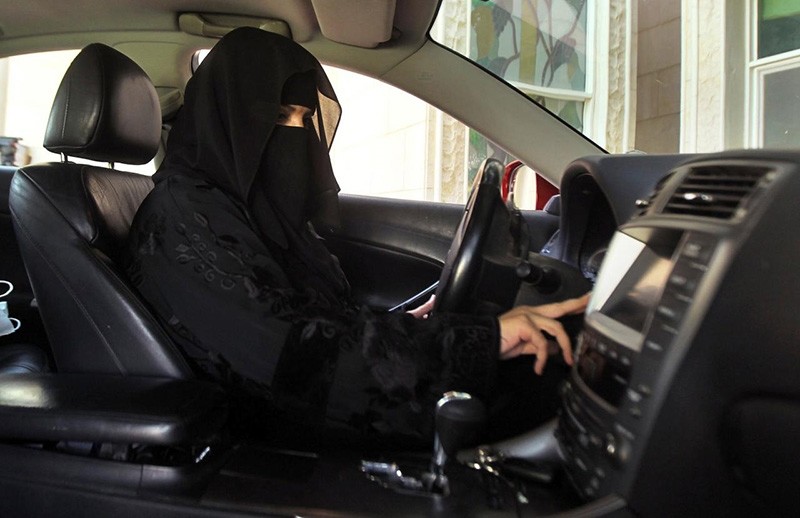 A woman drives a car in Saudi Arabia October 22, 2013 (Reuters File Photo)