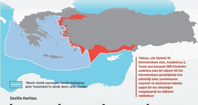 اليونان تحاول استغلال خريطة إشبيلية لحبس تركيا في خليج أنطاليا