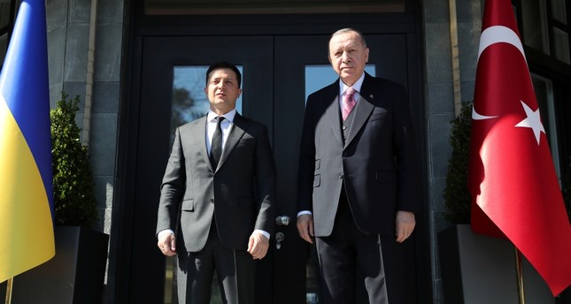 الرئيس أردوغان يستقبل نظيره الأوكراني في إسطنبول