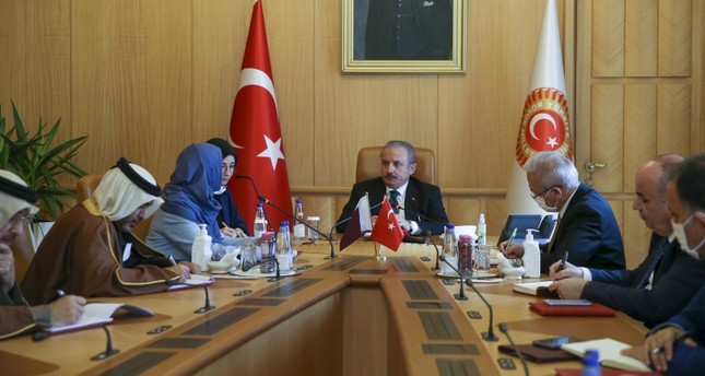 رئيس البرلمان التركي: علاقاتنا مع قطر مهمة لأمن المنطقة والخليج