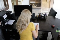 Y.G., who overcame her drug addiction, now works in a company in u0130zmir. ,I hope I can set an example for others to quit,, she says.