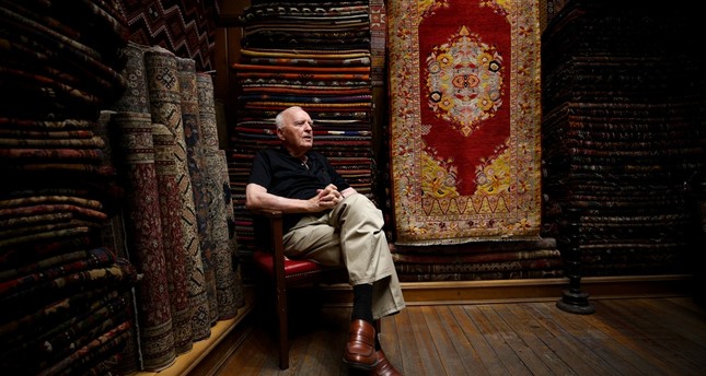 89-year-old Şemsettin Şengör has spent most of his life in the carpet shop he began working in at the age of 6.