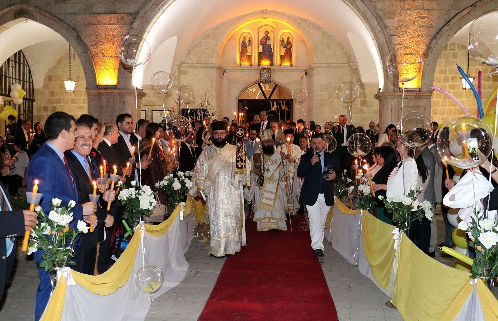 Orthodox Christians in Turkey's Hatay province attend Easter celebrations (AA Photo)