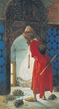 “The Tortoise Trainer” by Osman Hamdi Bey.