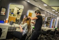 Musa, a hairdresser said with just a few days left fort he referendum, political discussions have replaced casual gossip at his saloon. (Photos by Yunus Paksoy)