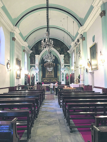 The inner sanctum of Notre Dame de Lourdes Georgian Catholic Church is frequented by locals, Catholic Turks among them and a host of visiting scholars.