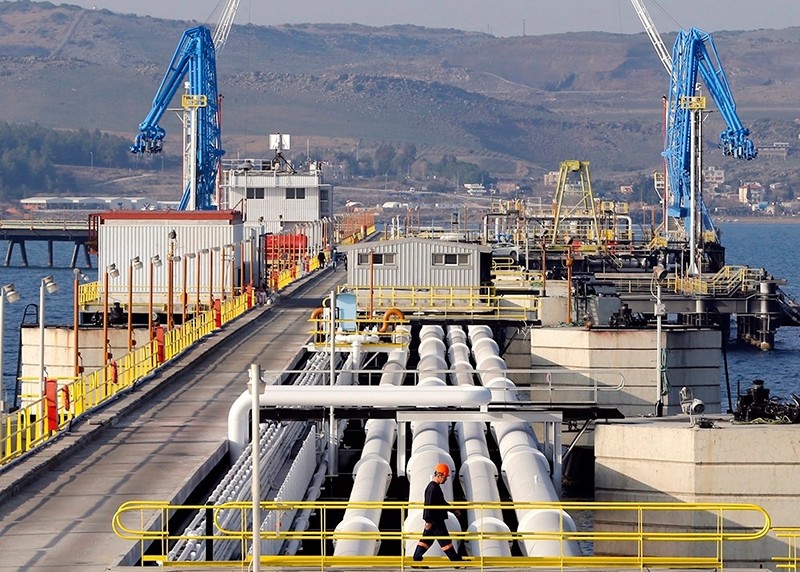 A general view at Mediterranean port of Ceyhan, which is run by state-owned Petroleum Pipeline Corporation (BOTAu015e), some 70 km (43.5 miles) from Adana, Turkey, Feb. 19, 2014. (Reuters Photo)