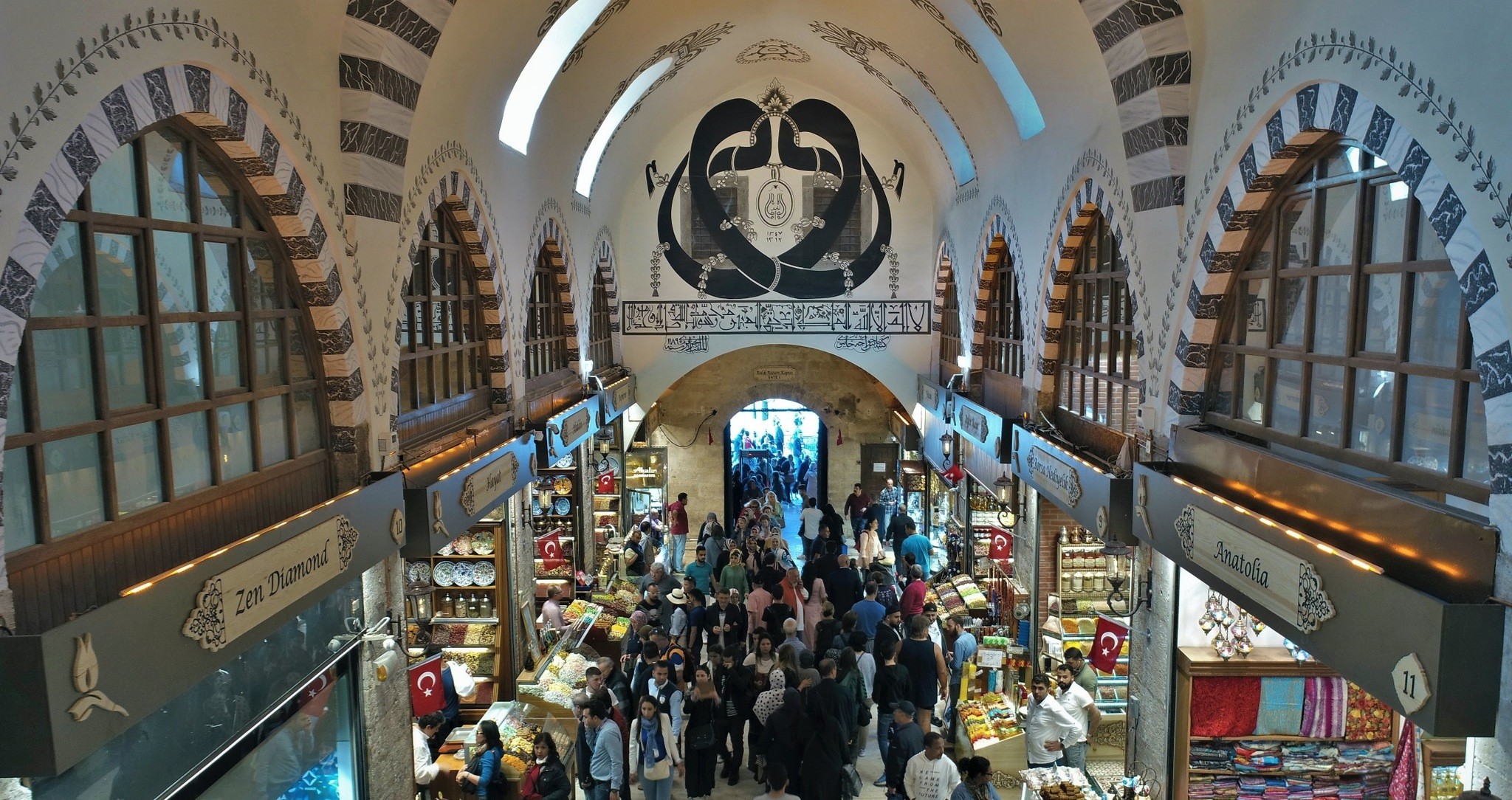 Spice Bazaar, a busy marketplace popular among tourists, has been under restoration since 2013. 