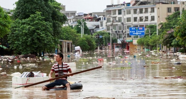 الصين: 10 قتلى في فيضانات اجتاحت جنوب غرب البلاد