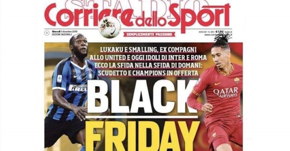 Italian draws criticism over 'Black Friday' headline |