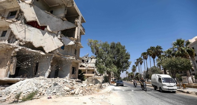 الدمار في إدلب من الأرشيف