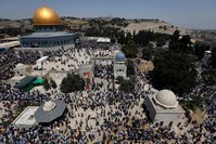 The Al-Aqsa mosque compound in Jerusalem is a popular destination for Turkish tourists.
