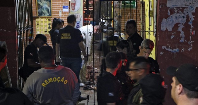 Image result for Gunmen kill 11 people in bar in Brazil