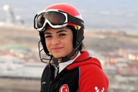 Turkish alpine skier S?la Kara. (AA Photo)