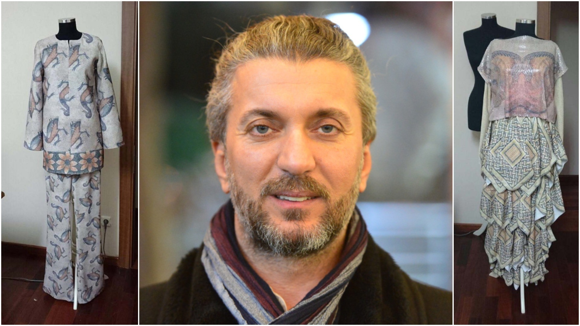 As coordinator of the event, Uu011furlu says he hopes to bring together archeology and fashion with this project. (AA Photos)