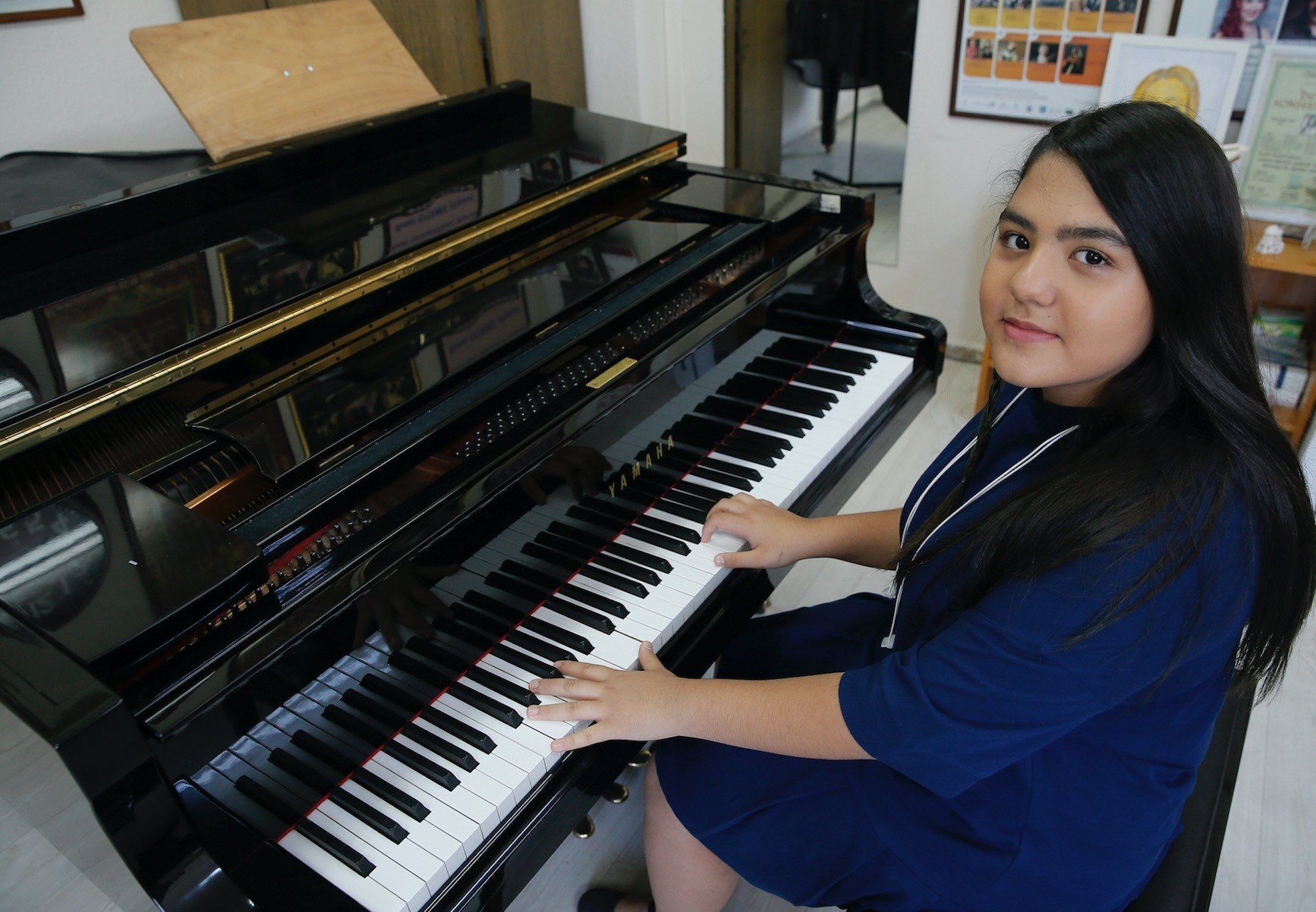 Tunay Kurban won second place at the Mozart Academy International Piano Competition and the Tadini International Music Competition in Italy, which was organized on June 5.