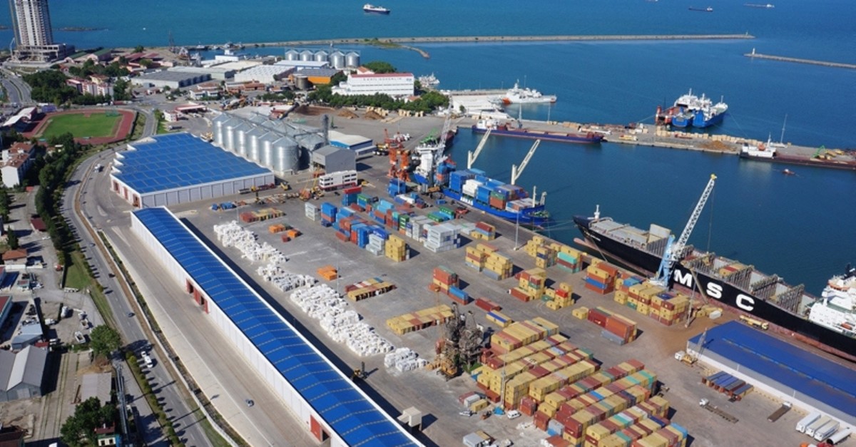 This file photo shows the Black Sea port of Samsun.