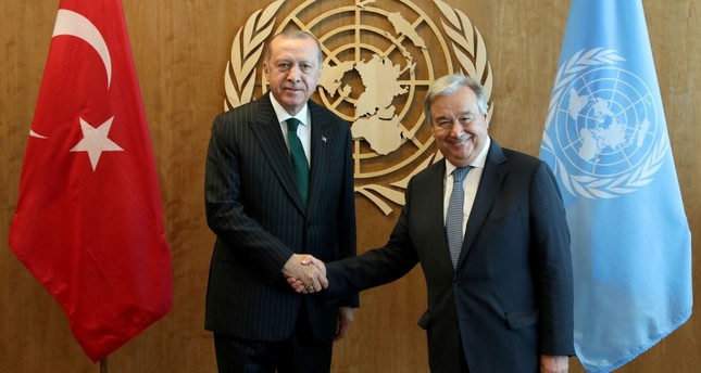 غوتيريش يشيد بـالتعاون الممتاز بين الأمم المتحدة وتركيا