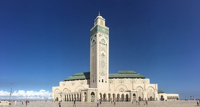 مسجد الحسن الثاني في المغرب من الأرشيف