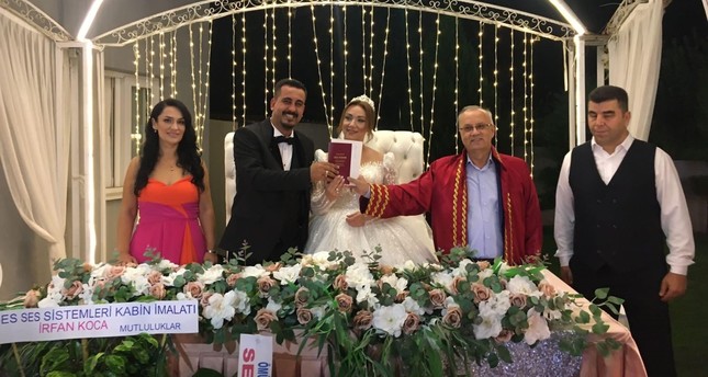 حفل زواج في مانيسا، تركيا، 29 يناير 2024. IHA