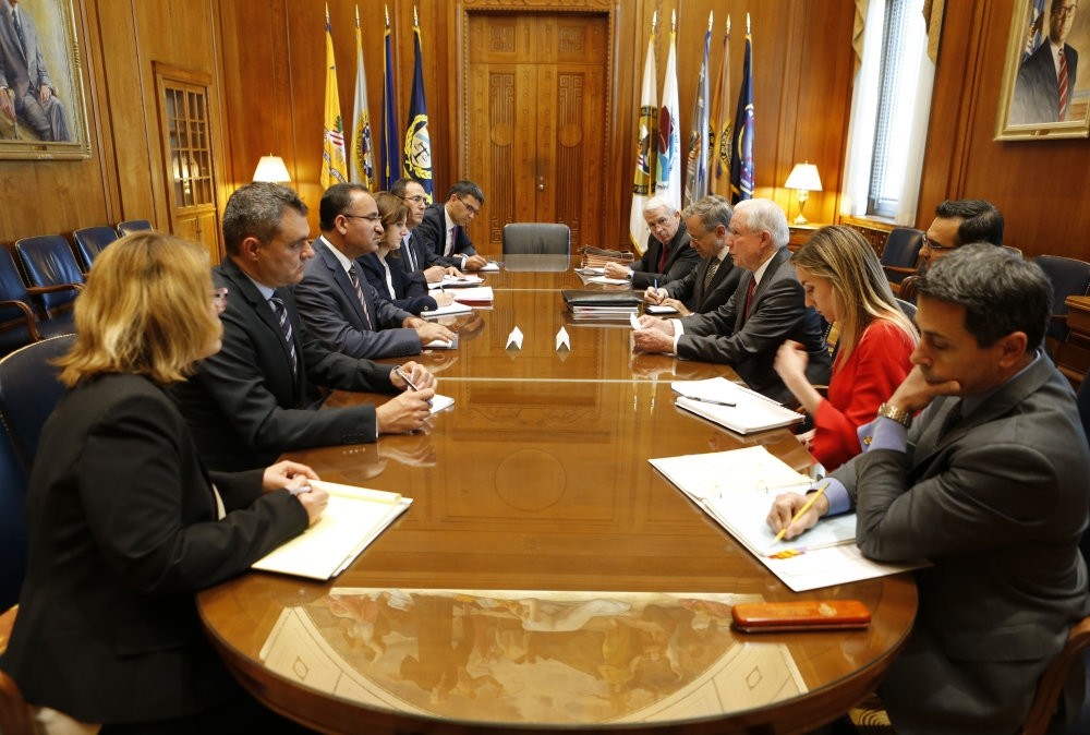 Justice Minister Bozdau011f traveled on May 8 to the U.S and conveyed Turkey's expectations for the extradition of the FETu00d6 leader to new U.S. Attorney General Jeff Sessions.