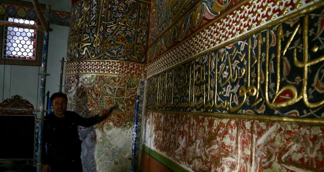 العثور على زخرفات في ضريح مولانا بقونية من عهد بيازيد الثاني Daily Sabah Arabic