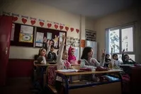 The school is run by the Turkish Ministry of National Education (MEB) and 50 Turkish students here do not lose any educational years in comparison to their peers in Turkey.
