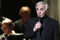 In this Dec.17, 2007 file photo, Charles Aznavour, a French singer of Armenian origin, performs during a concert in Marseille, southern France. (AP Photo)