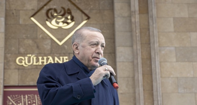 الرئيس أردوغان يفتتح جامع غولهانة بأنقرة