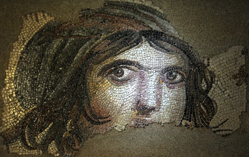 The ,Gypsy Girl, mosaic (AA Photo)
