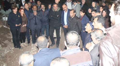 HDP lawmakers Sibel Yiğitalp and Berdan Öztürk were seen at the funeral of PKK terrorist in Diyarbakır.