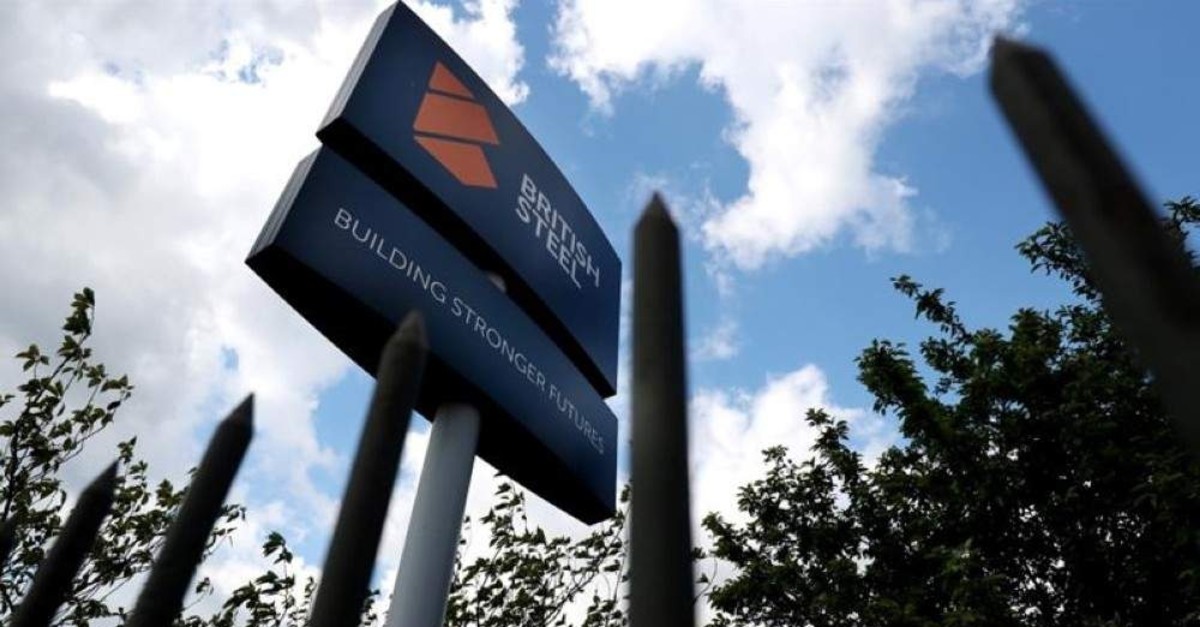 A British Steel sign in Scunthorpe, northern England, Britain, May 21, 2019. (Reuters Photo)