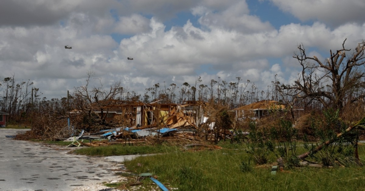 A view of devastated houses after Hurricane Dorian hit the Abaco Islands in Spring City, Bahamas, Sept. 11, 2019. (Reuters Photo)