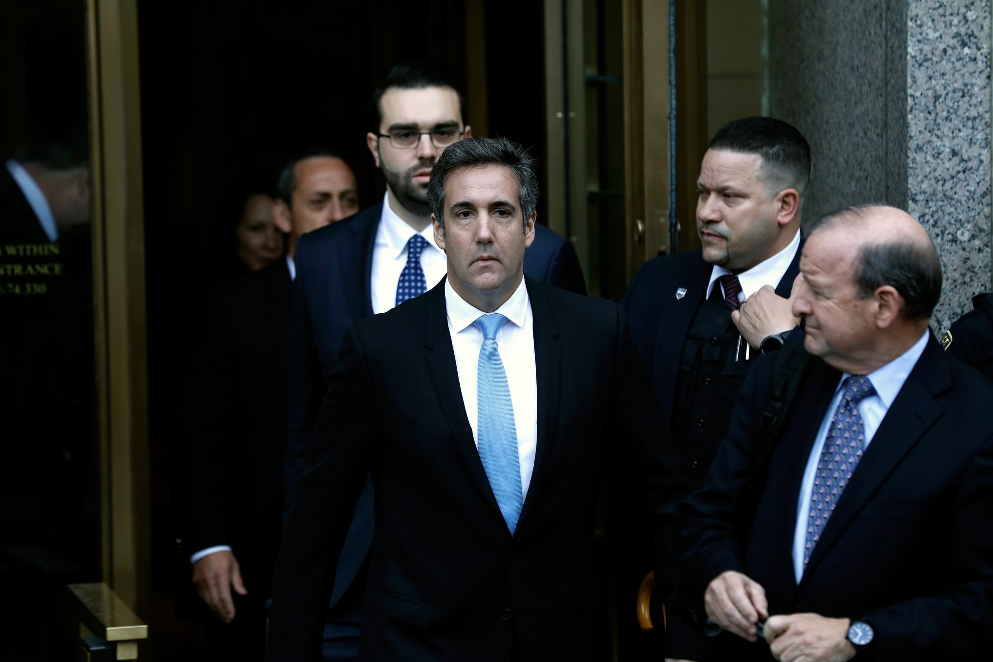 Attorney Michael Cohen, US President Donald J. Trump's long-time personal attorney exits federal court in New York City, New York, USA, 16 April 2018. (EPA Photo)
