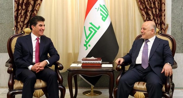 برزاني يلتقي رئيس الوزراء العراقي للتباحث في تشكيل الحكومة الجديدة