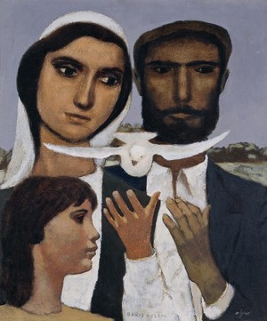 The iconic faces created by İyem have numerous versions, but all share