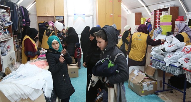 تركيا تفتتح مركز الخير لتقديم المساعدات لأهالي جرابلس السورية والمناطق المجاورة