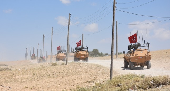 دورية للجيش التركي في محيط منبج الأناضول